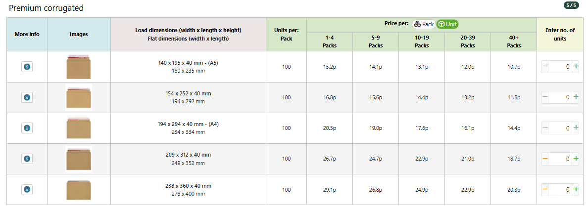 Capacity book mailers3